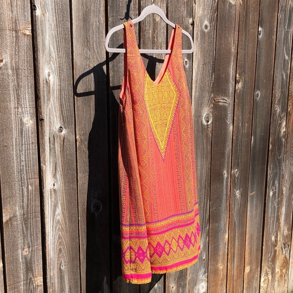 City triangles orange tunic dress size medium - Picture 9 of 14